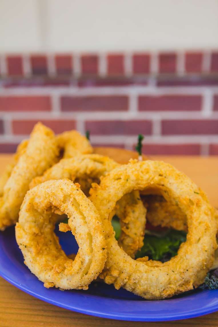 Stack of onion rings