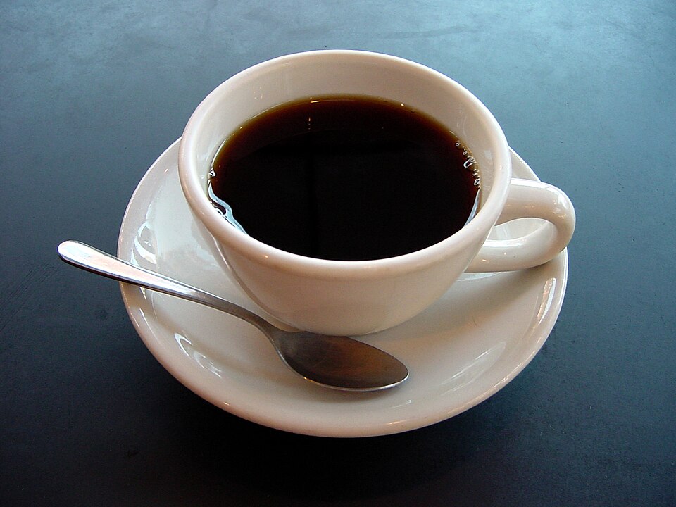 Sample photo: A small cup of coffee