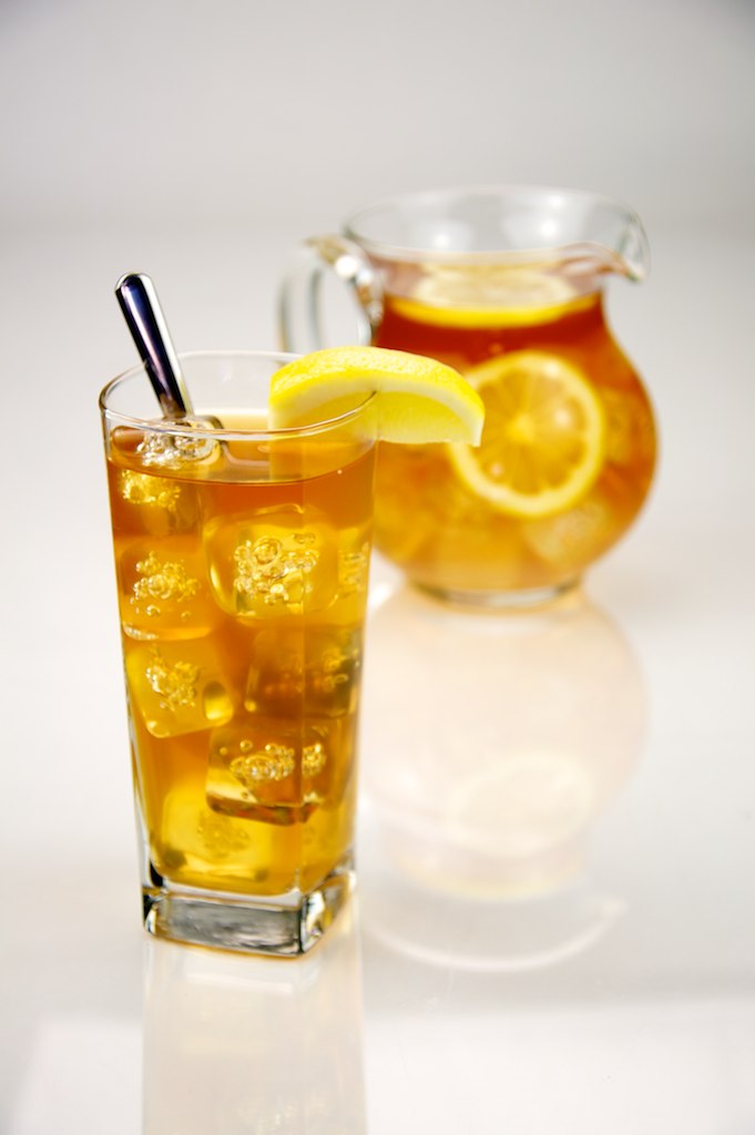 Sample photo: Pitcher and glass of iced tea - Evan Swigart