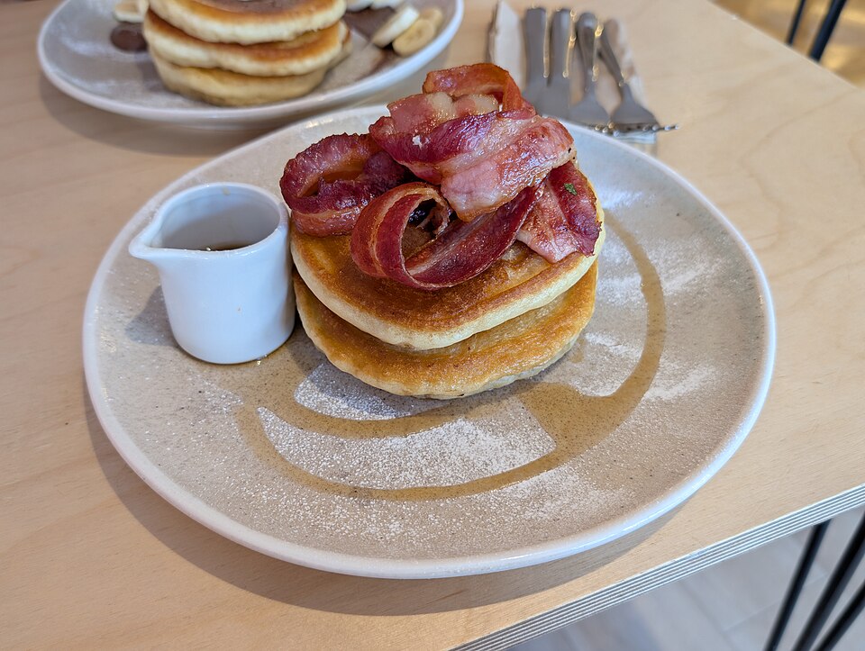 Sample photo: The Smoking Stack Pancakes - Laughing Dog 2026-08-25